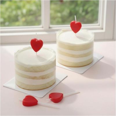 하트초 예쁜초 생일 촛불 케이크초 케익초 BB0355