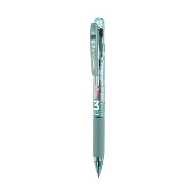 플립3 3색 0.5mm 세이지그린 반투명 바디 검+청+적