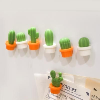 선인장 냉장고 자석 마그넷 6P세트 자석 마스크 걸이