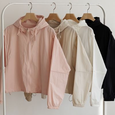 여성 브리즈 윈드 브레이커 바람막이 점퍼