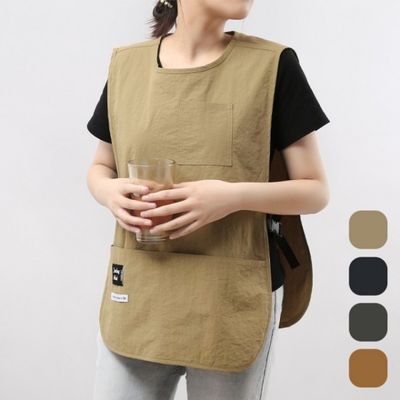 바리스타 애견미용 공방 조끼 조끼형 앞치마