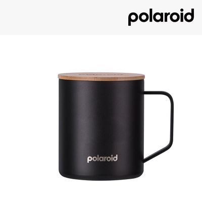 폴라로이드 마크 폴라 스텐컵 블랙 450ml