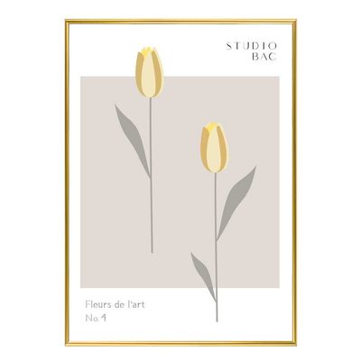 슬림액자 Tulips Studio Bac A3사이즈(WFLRWG7)