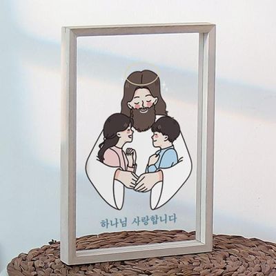 pr697-우드투명액자20X30_하나님사랑