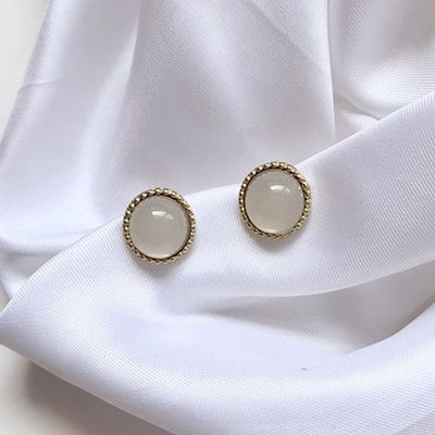 블링썸원석귀걸이 원석골드귀걸이(옐로우)(WDC93C3)