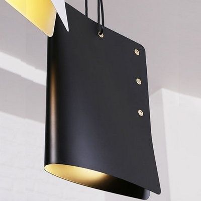 노트 펜던트등(LED겸용) -블랙