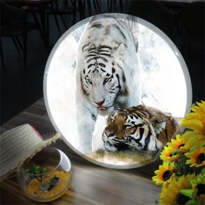 nc324-LED액자45R_백호와호랑이