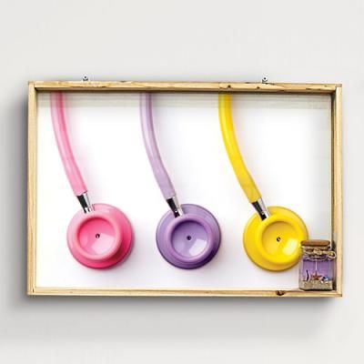 tg877-우드프레임액자_알록달록청진기