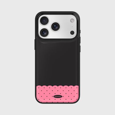 lace dot [블랙 맥세이프 범퍼케이스]