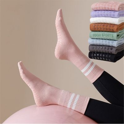 자유생활 논슬립 요가 양말 5켤레 (색상랜덤) 5colors