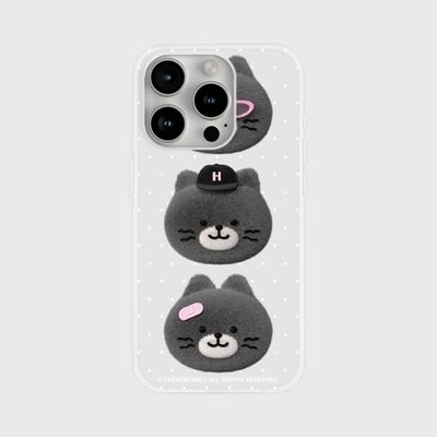 bad hey cat face [반투명 폰케이스]