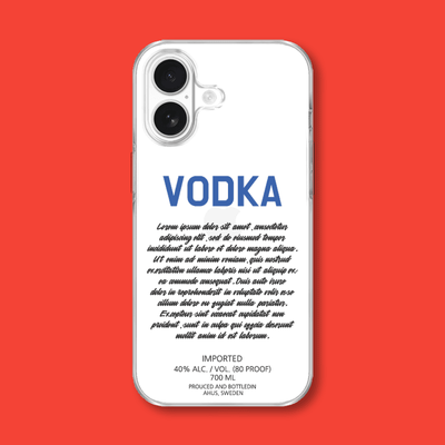 아칸[특가] VODKA 투명 젤리케이스(전기종)