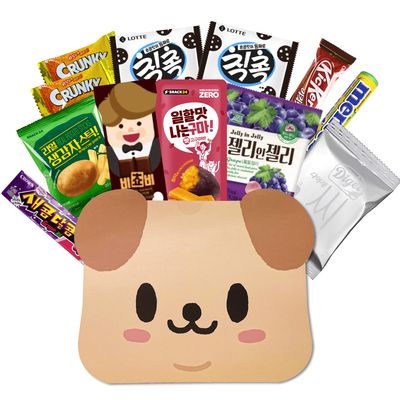 스낵24 댕댕이 꽉찬 과자 선물 세트 12p
