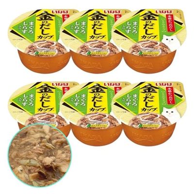 고양이 육수 캔간식 참치 치어 70g 6P 기호성 음수(WFLP96N)