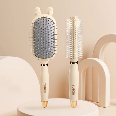 쿠션 롤 헤어 빗 브러쉬 2종 세트 헤어브러쉬 머리빗