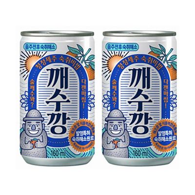 롯데칠성 깨수깡 160ml 6캔