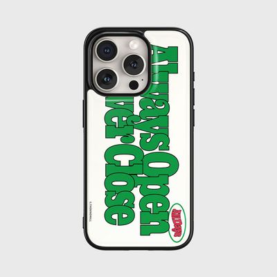 bold always open [블랙 맥세이프 범퍼케이스]