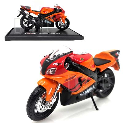 1:18 야마하 YZF-R7 오렌지 오토바이 미니카 다이캐