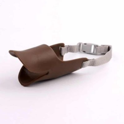 [와인앤쿡]애견용 실리콘 오리모양 입마개(대형)