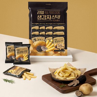 스낵24 리얼생감자스틱 트러플맛 감자스낵 360g 1봉