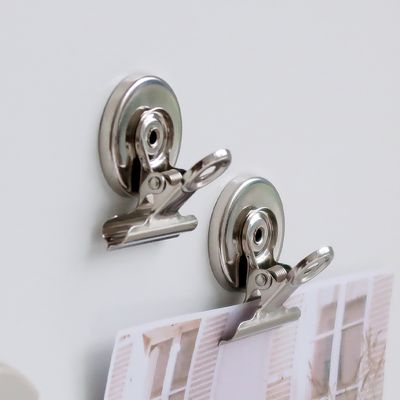 강력 자석 집게 메모홀더 마그넷 냉장고 12개 세트