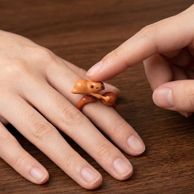 재밌는 카피바라 목탁 반지 불교 굿즈 신박한 우정템