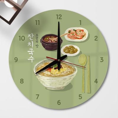 pj753-아크릴시계_조선의맛잔치국수