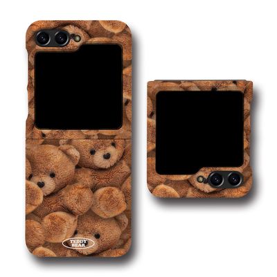 메타버스 Z플립 슬림하드 케이스 - 테디베어 패밀리