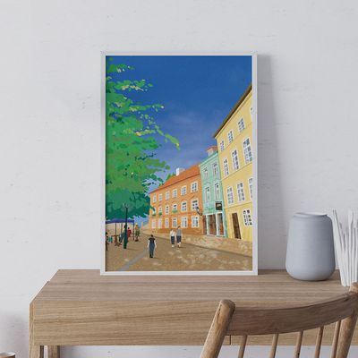 그림자가 만든 거리, 황예나 작가 그림