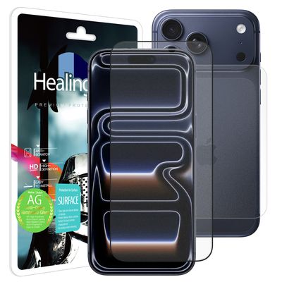 아이폰17 프로맥스 저반사 강화유리 1매 후면1매