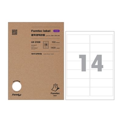 폼텍 레이저용 광택라벨 / LB-3108
