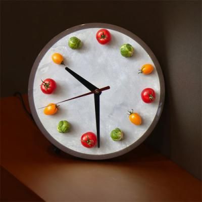 ng559-LED시계액자25R_슈퍼푸드