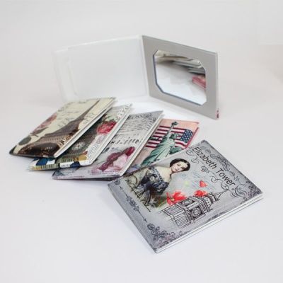 그래픽 직사각 단면 손거울(대)