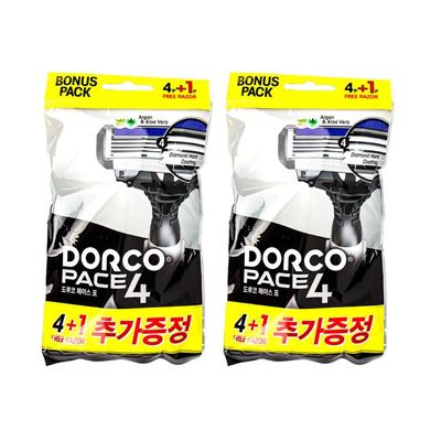 도루코 페이스4 휴대용 면도기 4P+1P X 2개(WB6A1DA)