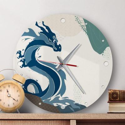 am442-아크릴시계_푸른용일러스트