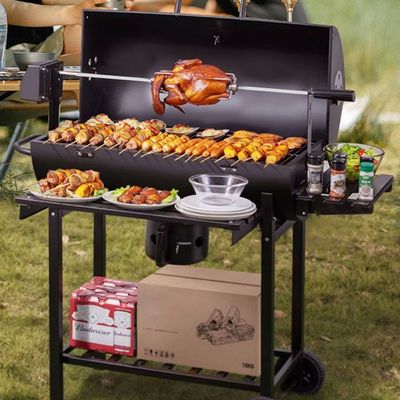 텍사스 바베큐그릴 테이블 숯불 훈연 스모크 H602