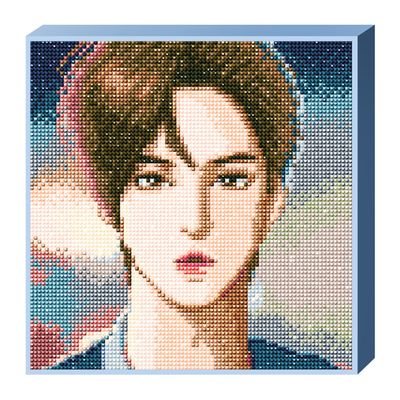 DIY 보석십자수 캔버스 여신강림 수호 25x25 BS25-302