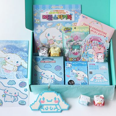 산리오 시나모롤 장난감 세트 보석십자수 스티커 퍼즐