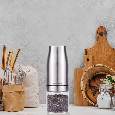 베스텐쿡 무선 스텐 전동 후추 소금 그라인더 120ml