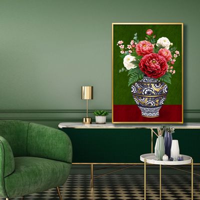 목단 그림 액자 A2 PEOVA2(W3C93E5)