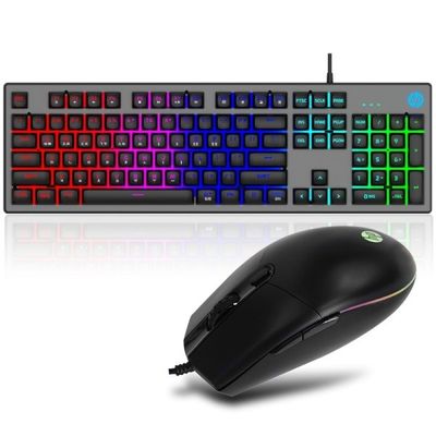 HP  유선 키보드 마우스 세트