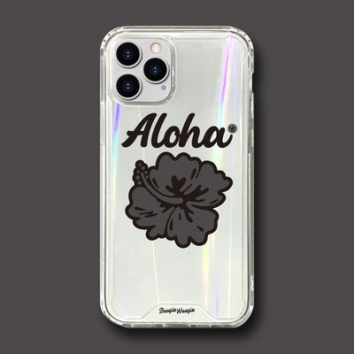 범퍼클리어 케이스 - 알로하 블랙(Aloha Black)