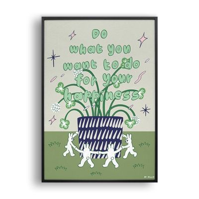 해피니스 클로버 (Art Print)/ 일러스트 액자