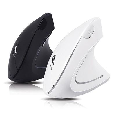 손목보호 무선 광 버티컬 마우스 1600dpi 화이트