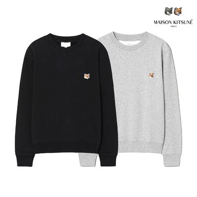 메종키츠네 폭스헤드 맨투맨 2종 1택
