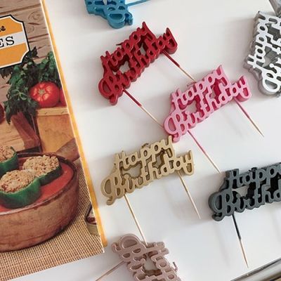 Birthday Sign Candle 벌스데이사인캔들(골져스컬러)