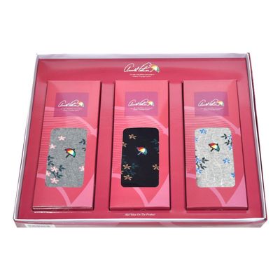 연말선물 여성 중목 양말선물세트(3매(WCEF940)