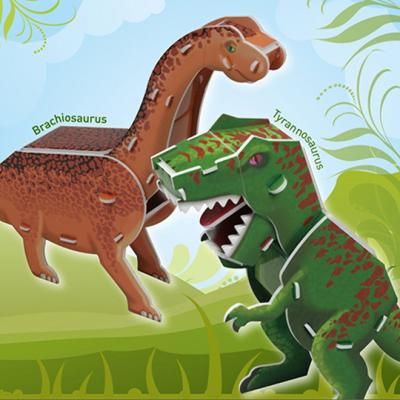 3D입체퍼즐 티라노와 브라키오사우루스 [CK020]