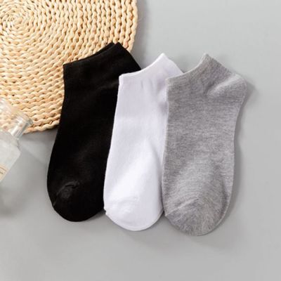 bns 여성용 학생용 무지 데일리 발목 양말(WFLIPML)