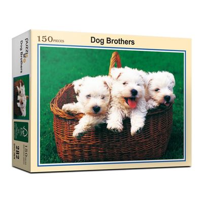 직소퍼즐 풍경 명화 강아지 3형제 150피스 PL282